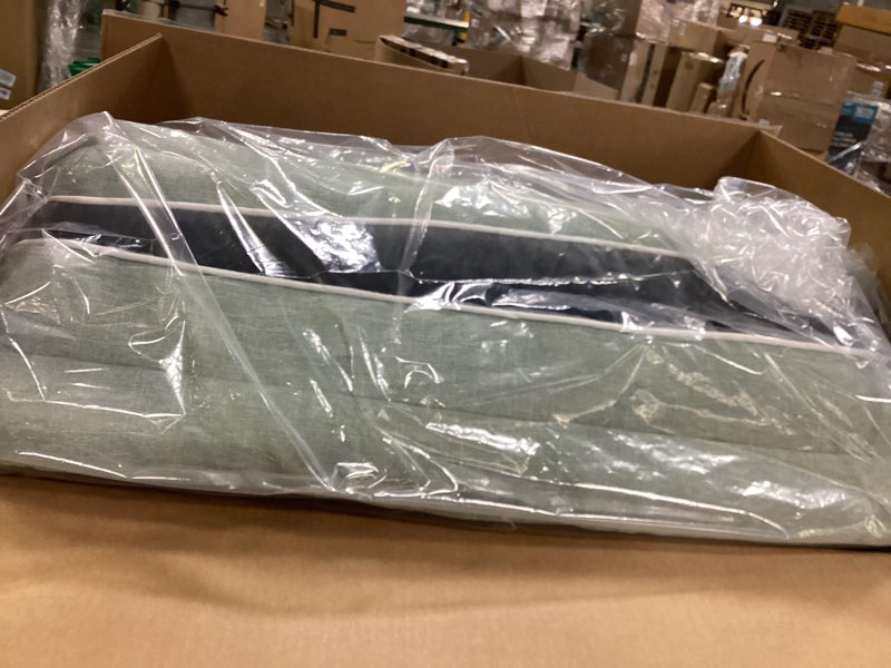 Condition photo showing New/Like New for EHEYCIGA Orthopedic Dog Beds for Extra Large Dogs, Waterproof Memory Foam XL Dog Bed with Sides, Non-Slip Bottom and Egg-Crate Foam Big Pet Couch Bed with Washable Removable Cover, Greyish Green 44.0"L x 32.0"W x 6.5"Th Greyish Green