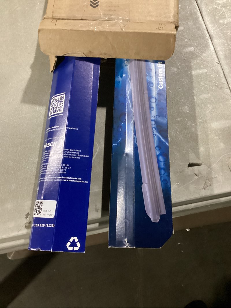 Condition photo showing Good Condition for BOSCH 26A19A ICON Beam Wiper Blades - Driver and Passenger Side - Set of 2 Blades (26A & 19A) Front (26A & 19A) ICON Combo Pack (Front)