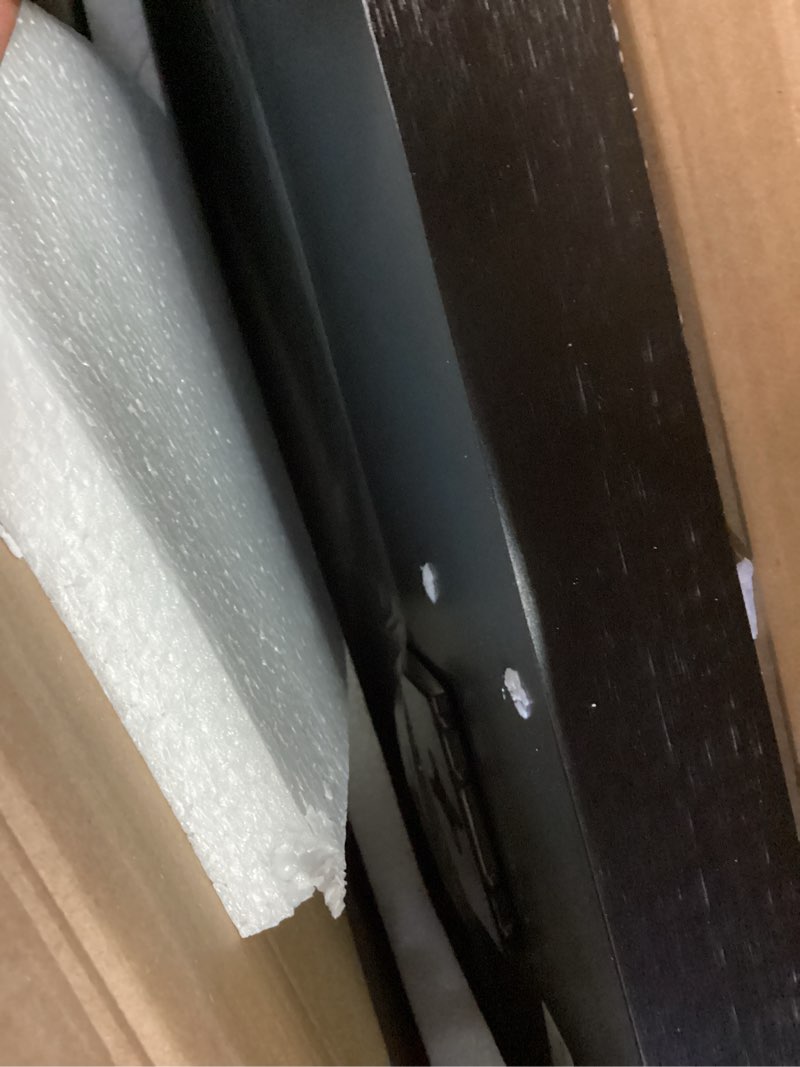 Condition photo showing Good Condition for olixis bathroom mirror for over sink, 22x30 inch wall rectangle mirror with matte metal framed, modern wall mount vanity mirrors for home decor, living room, bedroom, black black-rect 30"l x 22"w