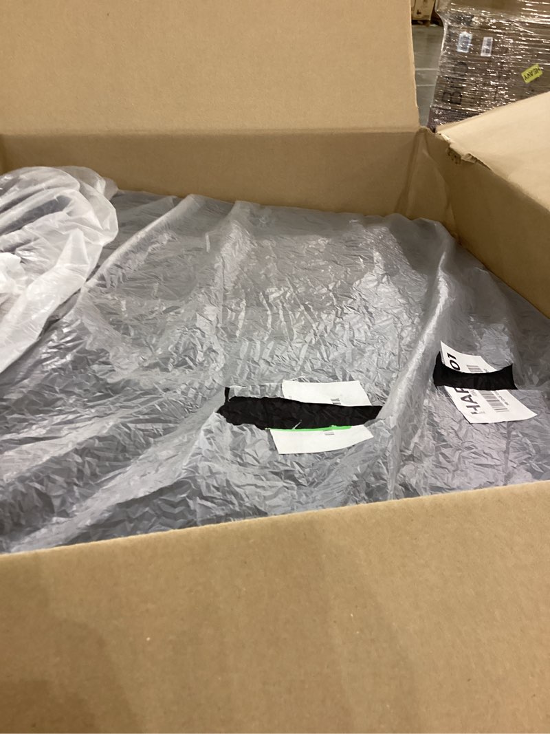 Condition photo showing As Is for Outdoor Seat Cushion Set, Waterproof & Fade Resistant Patio Chair Cushions, Outdoors Cushion for Patio Furniture, 24 x 24 x 5.75 Inch, Outdoor Couch Cushions with Handle and Ties, Navy Blue Navy Blue 24*24+5.75/25*22.5"