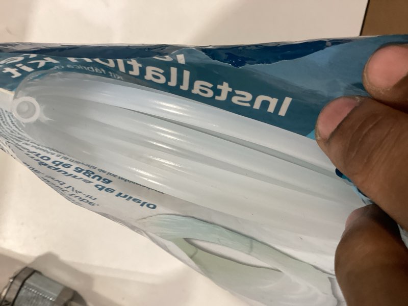 Condition photo showing As Is for eastman 25-ft 1/4-in od inlet x 1/4-in od outlet polyethylene ice maker connector