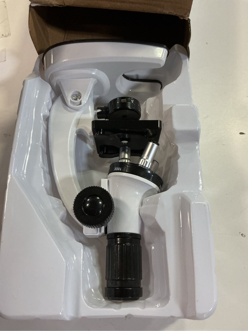 Condition photo showing Good Condition for Microscope for Kids, 67 Pcs Kids Microscope Science Kit with 100X-1200X Microscope, Slides and Tools, Science Experiments Kit STEM Project Toy Gift for for Kids Boys Girls Beginner 3-5 5-7 8-12