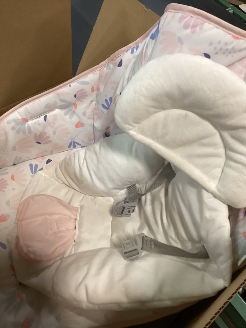 Condition photo showing As Is for SIMILAR INFANS High Chair for Babies & Toddlers, Foldable Highchair with Multiple Adjustable Backrest, Footrest and Seat Height, Removable Tray, Detachable PU Leather Cushion, Built-in Rear Wheels (Pink) Standard Pink