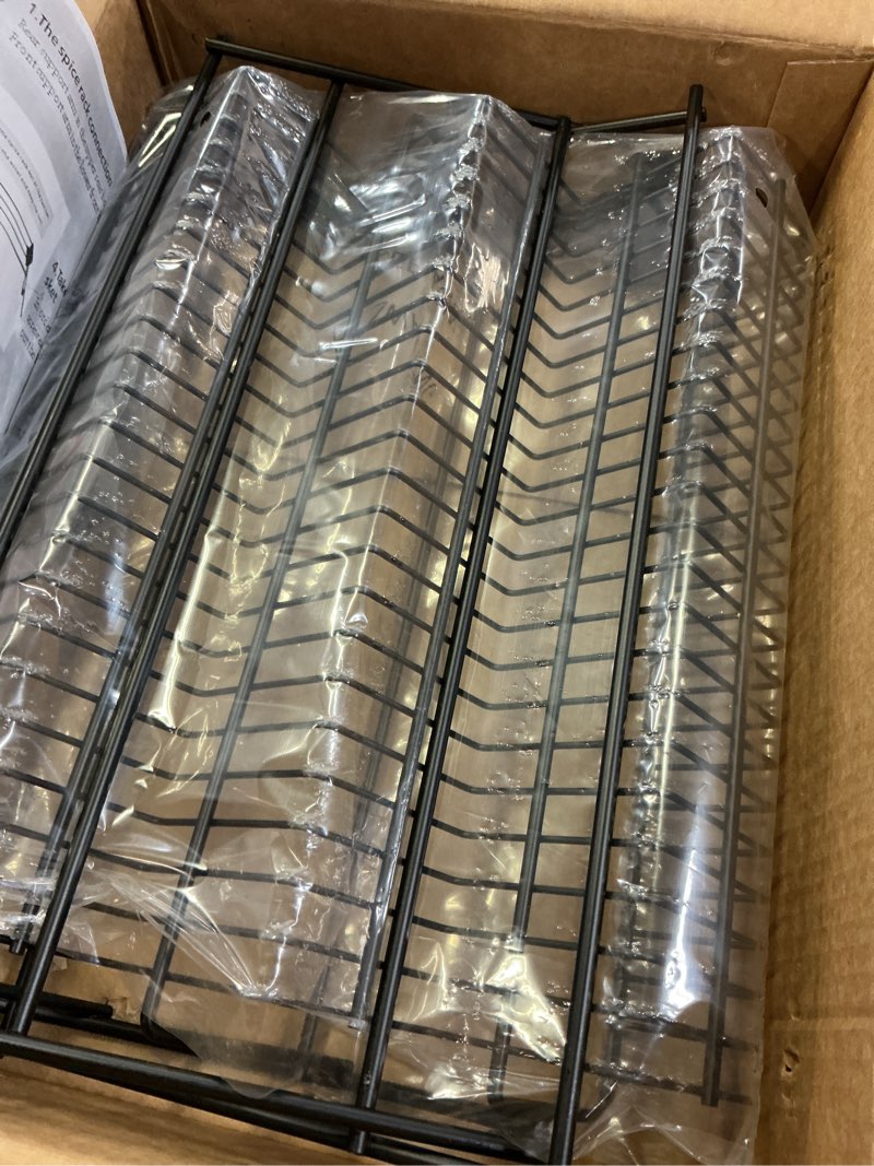 Condition photo showing Good Condition for aiwfl 3-tier pull down spice rack  kitchen spice organizer metal retractable  seasoning rack organizer for spice bottles & seasoning jars