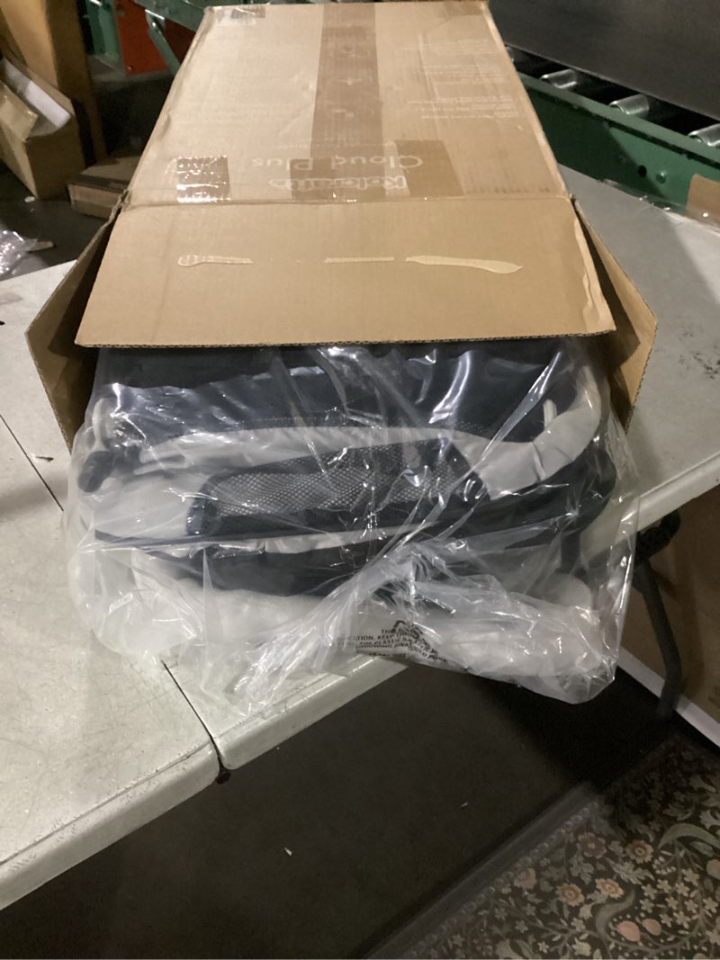 Condition photo showing Good Condition for Kolcraft Cloud Plus Lightweight Umbrella Stroller for Toddlers with Reclining Seat, Large Storage Basket, Canopy, Infant & Parent Trays, Compact Fold for Summer Travel, Durable Frame, Slate Gray Slate Gray (Wheel Color May Vary)