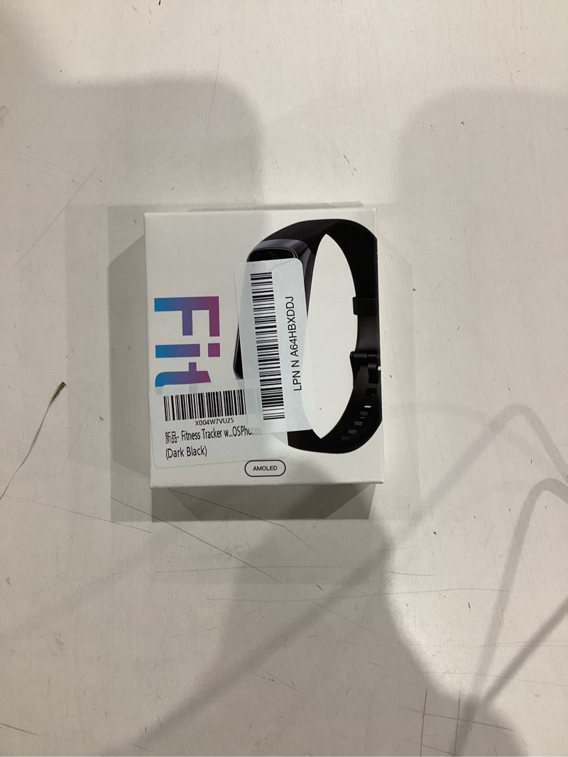 Condition photo showing As Is for Fitness Tracker with Heart Rate/Blood Oxygen/Sleep Monitor, 20+ Sports Modes Smart Watches for Women/Men, Activity & Step Tracker Smart Watch for Android/iOS Phones Dark Black