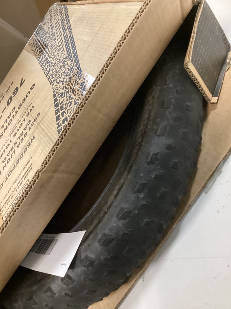 Condition photo showing As Is for heb viperess 20x4 bike tire / 26x4 bike tire + tubes - fat tire for ebike mtb, heavy duty high-performance e-bike mountain bike tire, all-terrain directional tread, high-density tire 20x4 qty - 2