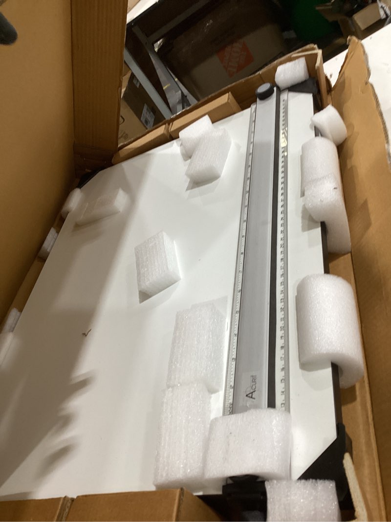 Condition photo showing Good Condition for acurit multi-angled 16”x21” pxb drawing board for artists and designers - portable tabletop workspace, drawing, sketching, drafting, painting - portable laminated surface w/ruler & parallel motion bar 16x21"