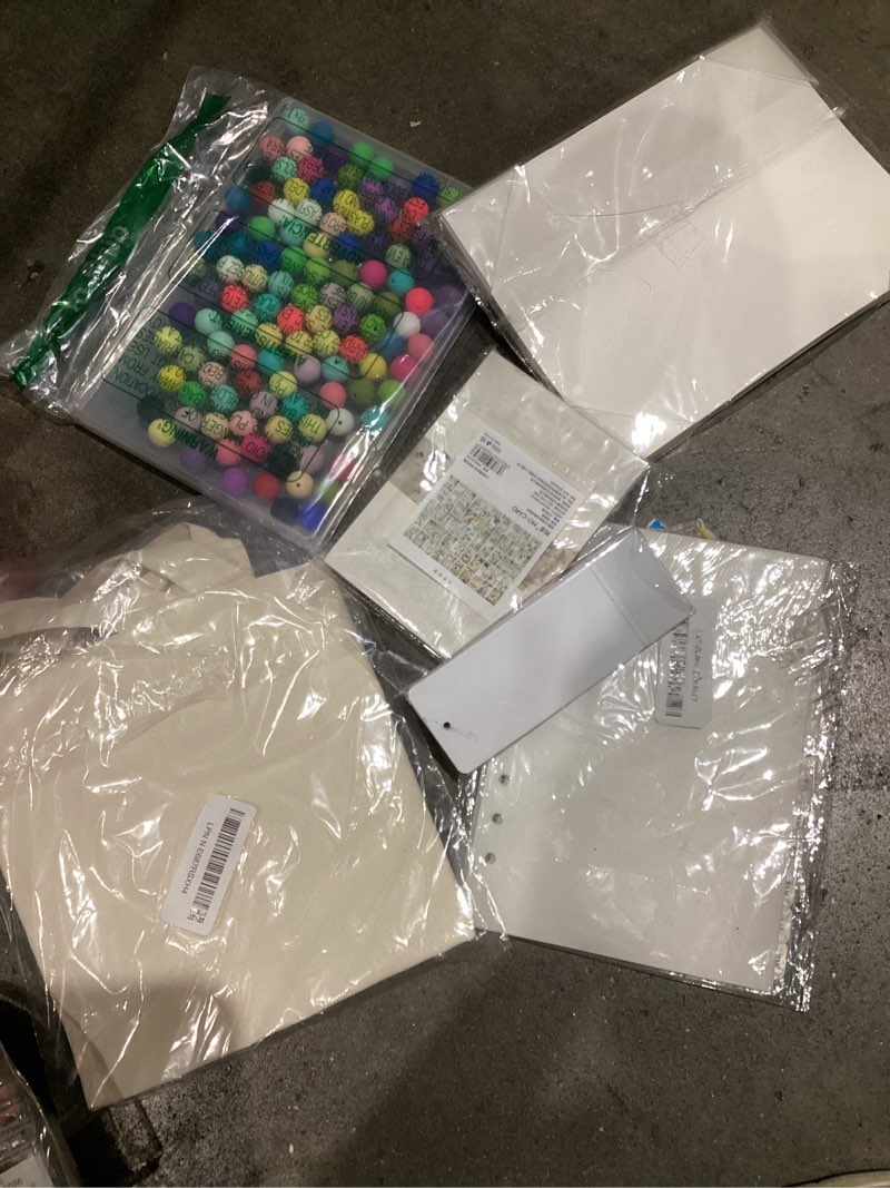 assorted arts & craft supplies 