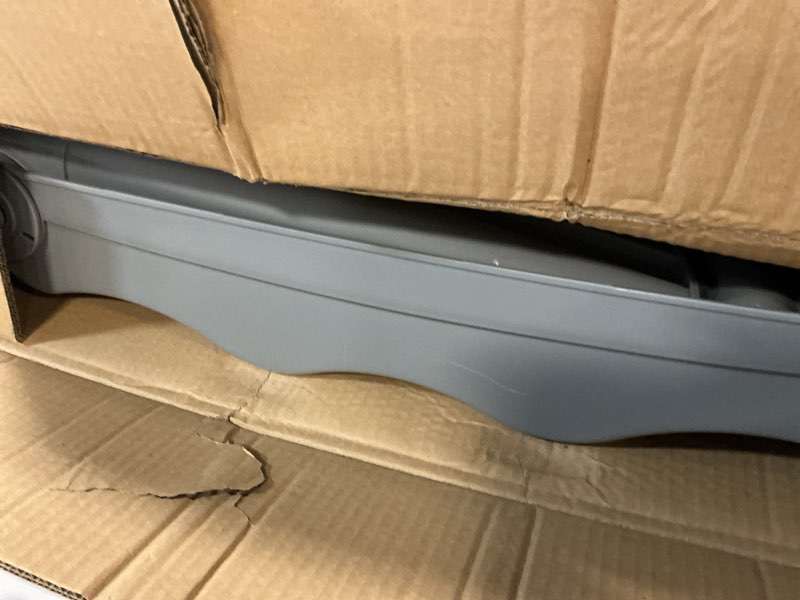 Condition photo showing Good Condition for amazon basics foldable non-slip pet stairs for small dogs and cats, senior pets, easy to climb, 14.6" x 22.75" x 19.5", grey 14.6'' w x 22.75'' d x 19.5'' h grey