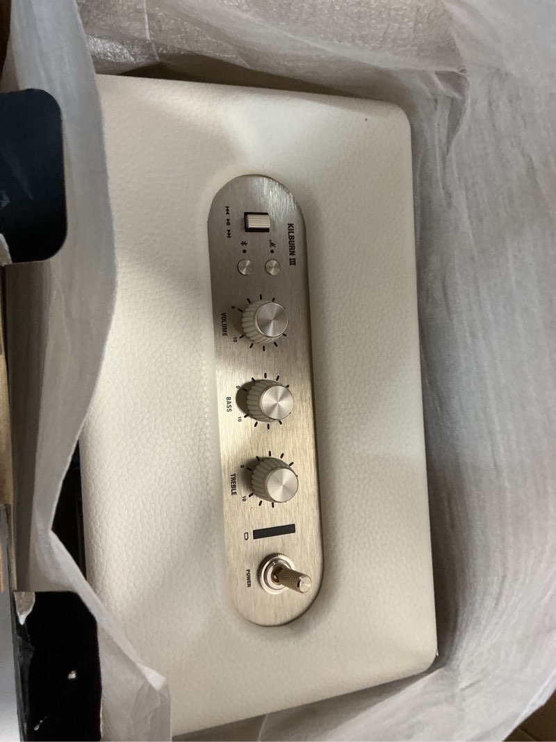 Condition photo showing Good Condition for marshall kilburn iii portable bluetooth speaker - cream cream one size kilburn iii