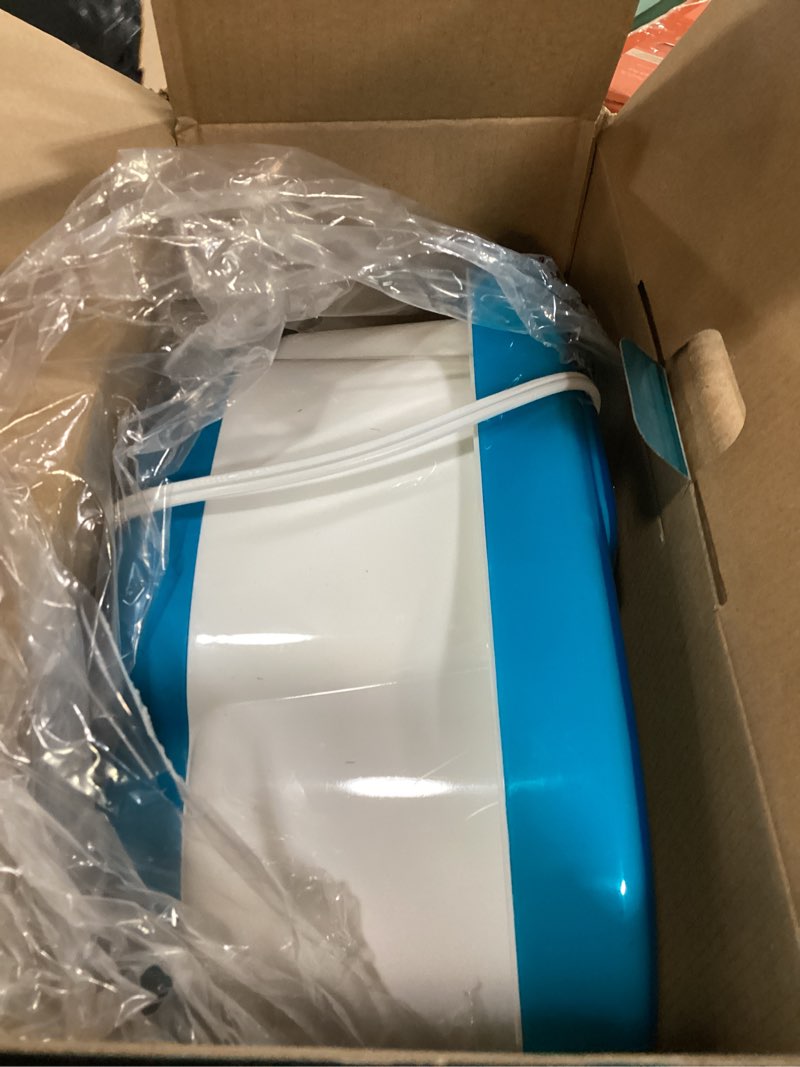 Condition photo showing As Is for Homedics Bubble Mate Foot Spa, Toe Touch Controlled Foot Bath with Invigorating Bubbles and Splash Proof, Raised Massage Nodes and Removable Pumice Stone