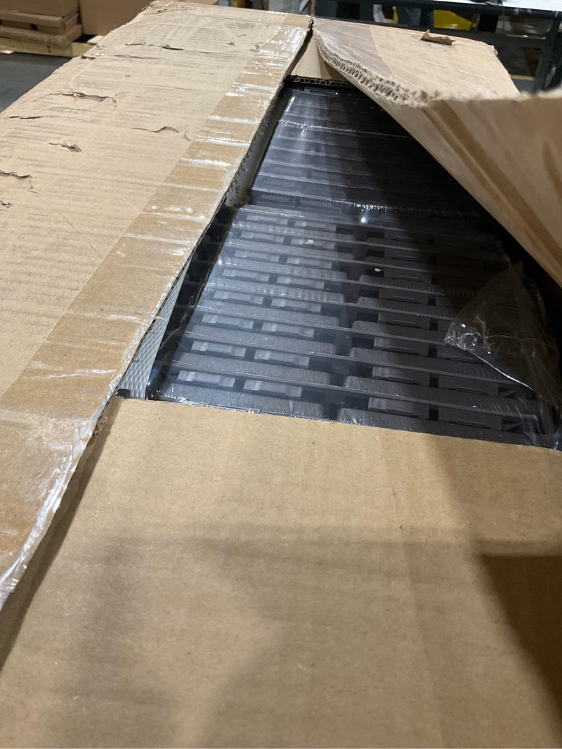 Condition photo showing Good Condition for goovilla plastic interlocking deck tiles, 36 pack balcony flooring, 12"x12" waterproof outdoor flooring all weather use, patio floor decking tiles for porch poolside backyard concrete, dark coffee 12"*12" dark coffee 36