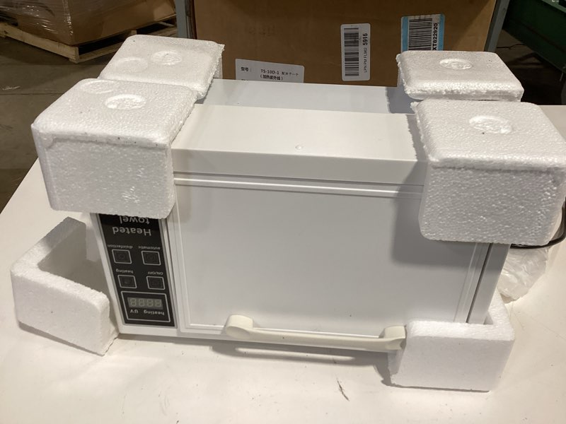 Condition photo showing Good Condition for hot towel warmer for facials, 5.5l compact towel warmers spa with digital screen & adjustable time, multi-functional hot towel cabinet for salon, esthetician and home