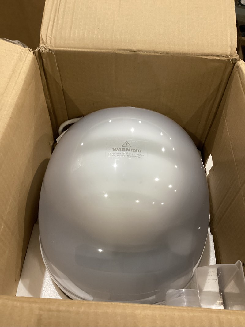 Condition photo showing Good Condition for automatic cap cleaner, all in one hat care machine steam cleaning & ironing and drying for bucket hat baseball cap,bucket hats, felt hats, restore misshapen (white, large)