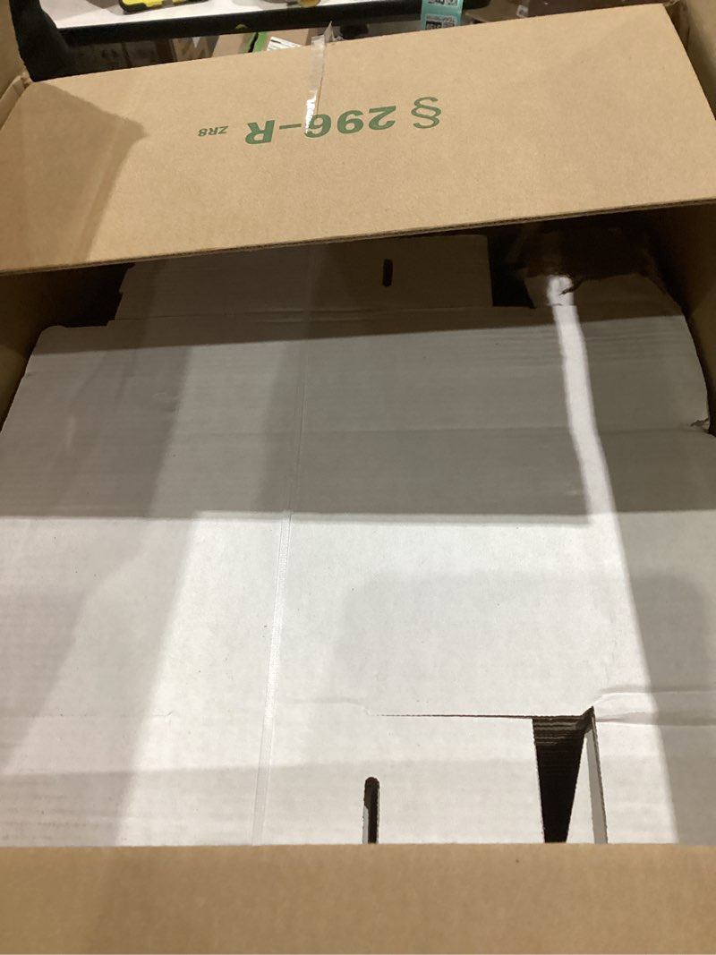 Condition photo showing As Is for BOX USA Shipping Boxes Small 12"L x 4"W x 4"H, 50-Pack | White Corrugated Cardboard Box Mailer for Packing, Moving, Storage | Bulk Gift Box or Product Packaging for Small Business, Home, FBA 12x4x4