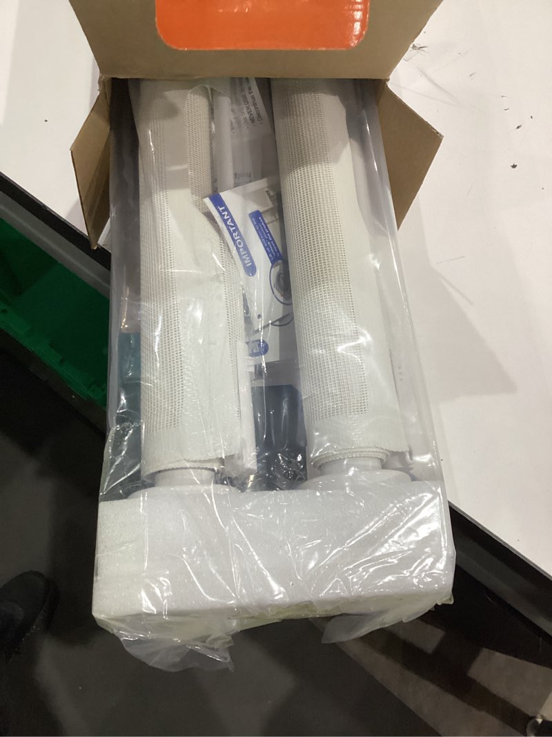 Condition photo showing New/Like New for (2 Pack) Retractable Baby Gate for Doorways and Stairs, Mesh Safety Gate for Pet, Indoor & Outdoor Use, One-Hand Operation, Easy Installation, 33.6" Tall, Expands to 55" Wide?White,33.6"x55") 33x55 Inch(2 Pack) White