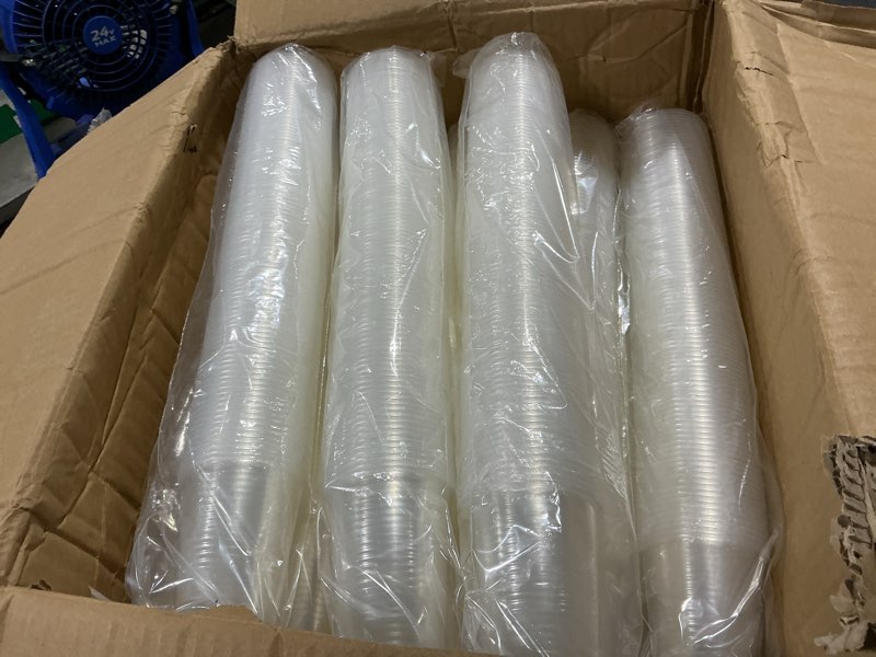 Condition photo showing Good Condition for bysnow 9 oz clear plastic cups, 2000 count bulk, pp clear plastic cups disposable for party suit for hot beverages, soda, juice (9oz 2000count)
