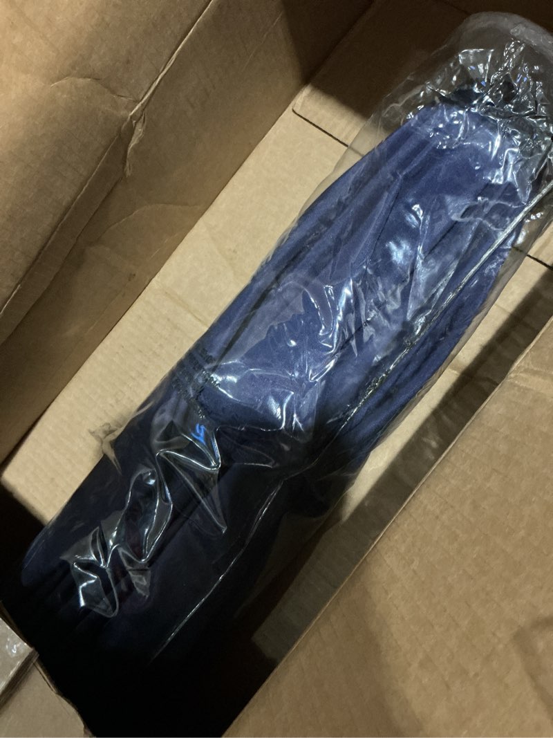 Condition photo showing Good Condition for Blissun 9' Outdoor Patio Umbrella, Outdoor Table Umbrella, Yard Umbrella, Market Umbrella with 8 Sturdy Ribs, Push Button Tilt and Crank Navy Blue