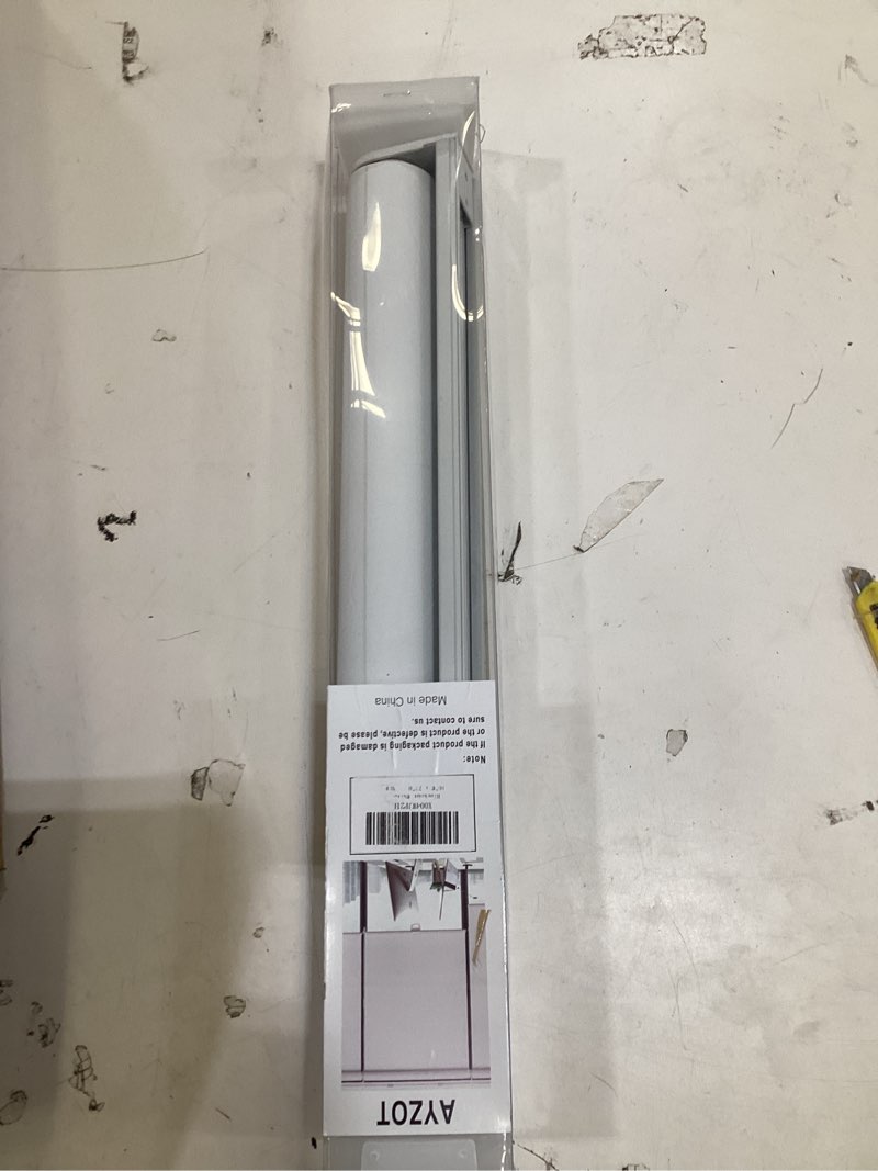 Condition photo showing New/Like New for 100% blackout indoor cordless roller shades for windows,room darkening rolled up blinds with spring system,thermal insulated uv protection waterproof fabric for home office (white,16"w x 72"h) white 16"w x 72"h
