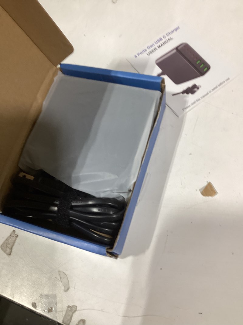 Condition photo showing Good Condition for 500W USB C Charger Block, 8-Port USB C Charging Station Fast Charging PD 120W PC Laptop Charger Adapter Compatible with MacBook Pro/Air/All iPad,DELL, iPhone 16/15/14/13/Pro Max/Galaxy BLACK