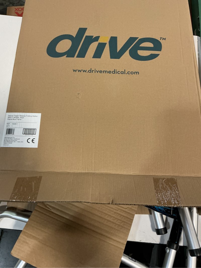 Condition photo showing Good Condition for  Touch the image to zoom in                      Rollator Foldable Storage,with Roller with Seat Plate,Maximum Load Capacity 300 Lbs Brand: UWYTGF