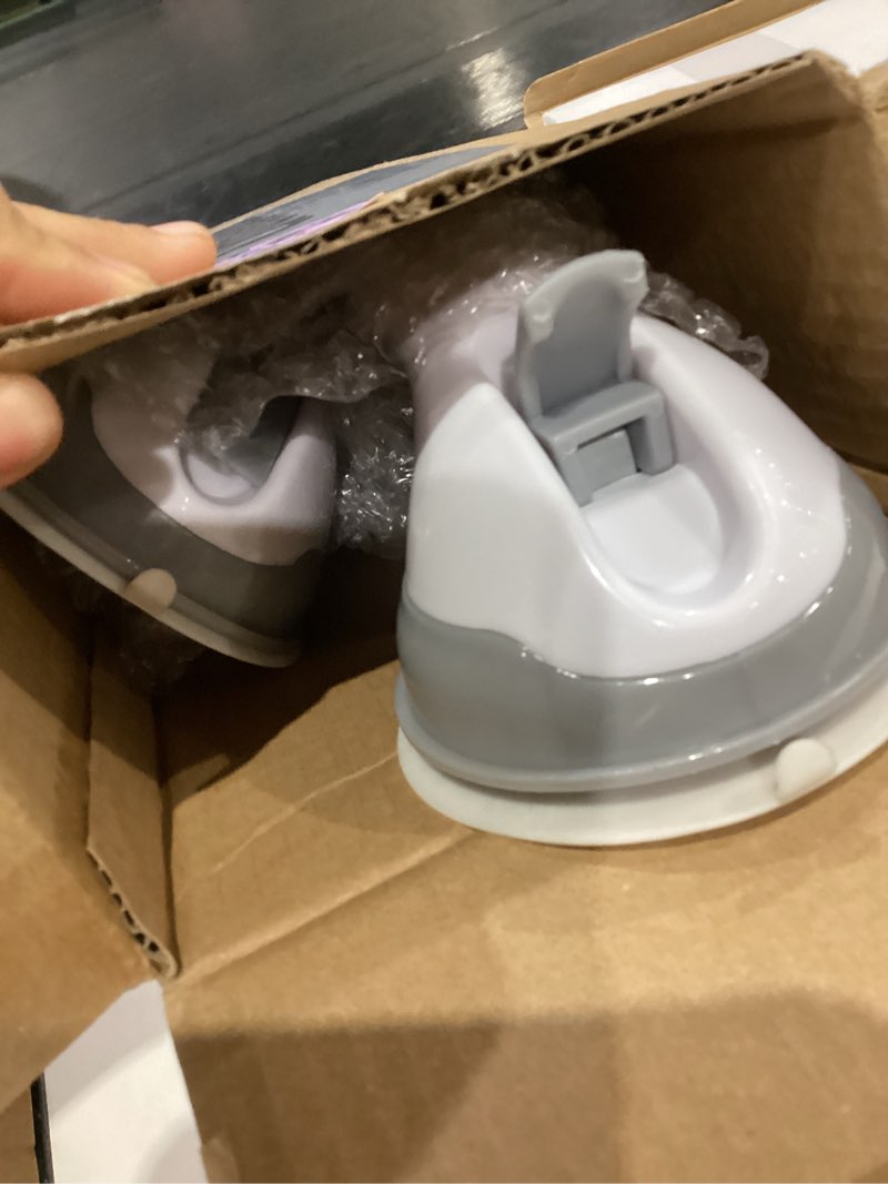 Condition photo showing Good Condition for Auroras Strong Suction Cup Grab Bars for Bathtubs and Showers, 2 Pack Removable Heavy Duty Shower Grab Bars for Seniors No Drilling, 16 Inch Non-Slip Shower Handles for Elderly,Children,Injured 16 Inch Gray