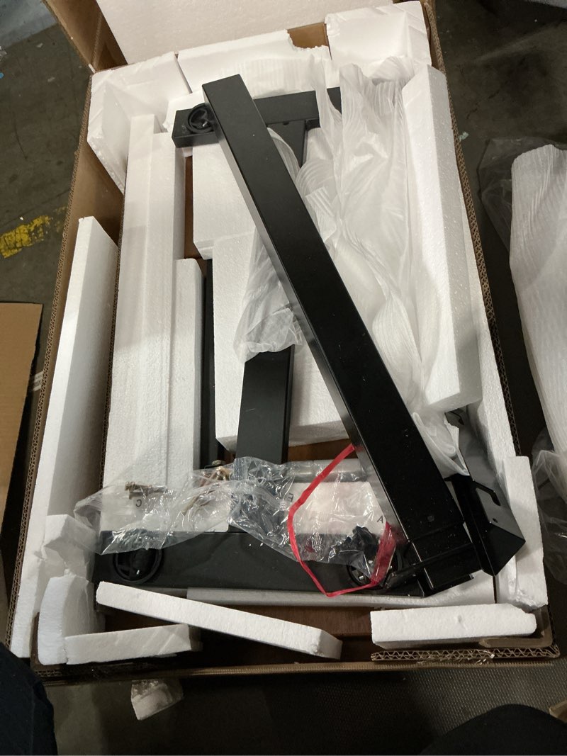 Condition photo showing Good Condition for Solid Wood Overbed Bedside Table with Wheels, Tilting Adjustable Hospital Bed Table Over The Bed, Medical Mobile Laptop Stand, Rolling Standing Desk for Hospital and Home Use?Walnut?