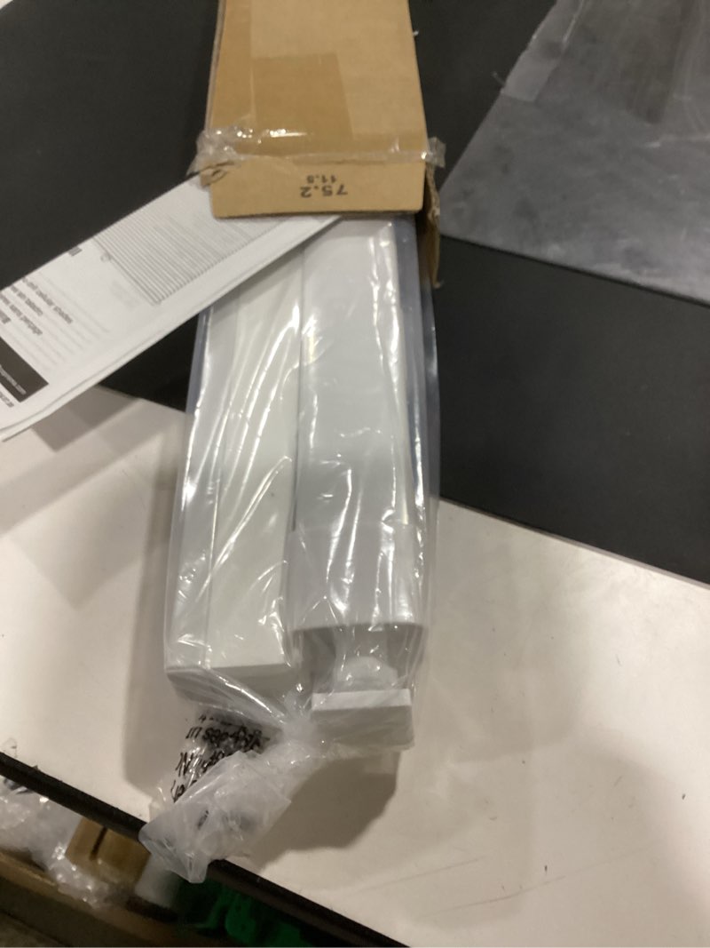 Condition photo showing New/Like New for lazblinds no tools no drill cordless cellular shades, light filtering honeycomb shades for home, thermal insulation blinds for windows, 30" w x 48" h, white light filtering-white 30" w x 48" h