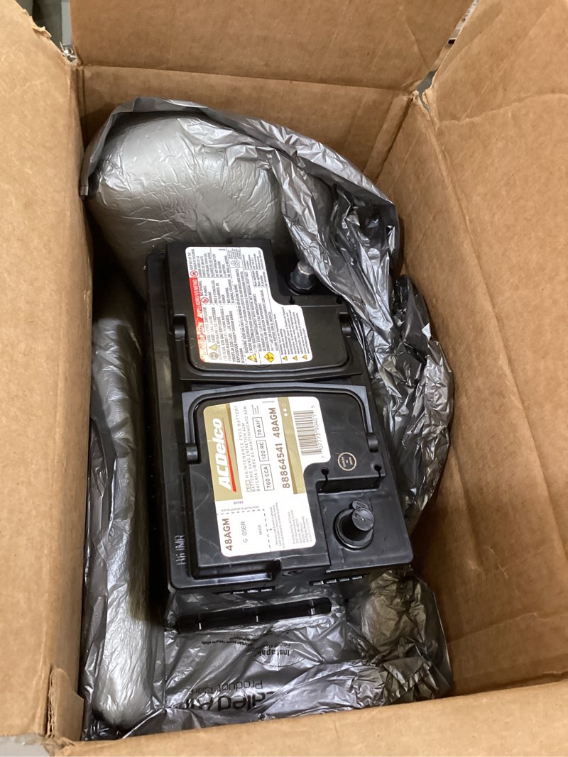 Condition photo showing Good Condition for acdelco gold 48agm (88864541) 36 month warranty agm bci group 48 battery