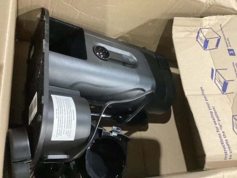 Condition photo showing As Is for ninja | coffee maker | single serve |brew with coffee pods & grounds| compatible with k-cup coffee pods | 4 brew styles, up to 24oz cup sizes & 56oz removable reservoir | black | pb051 standard black