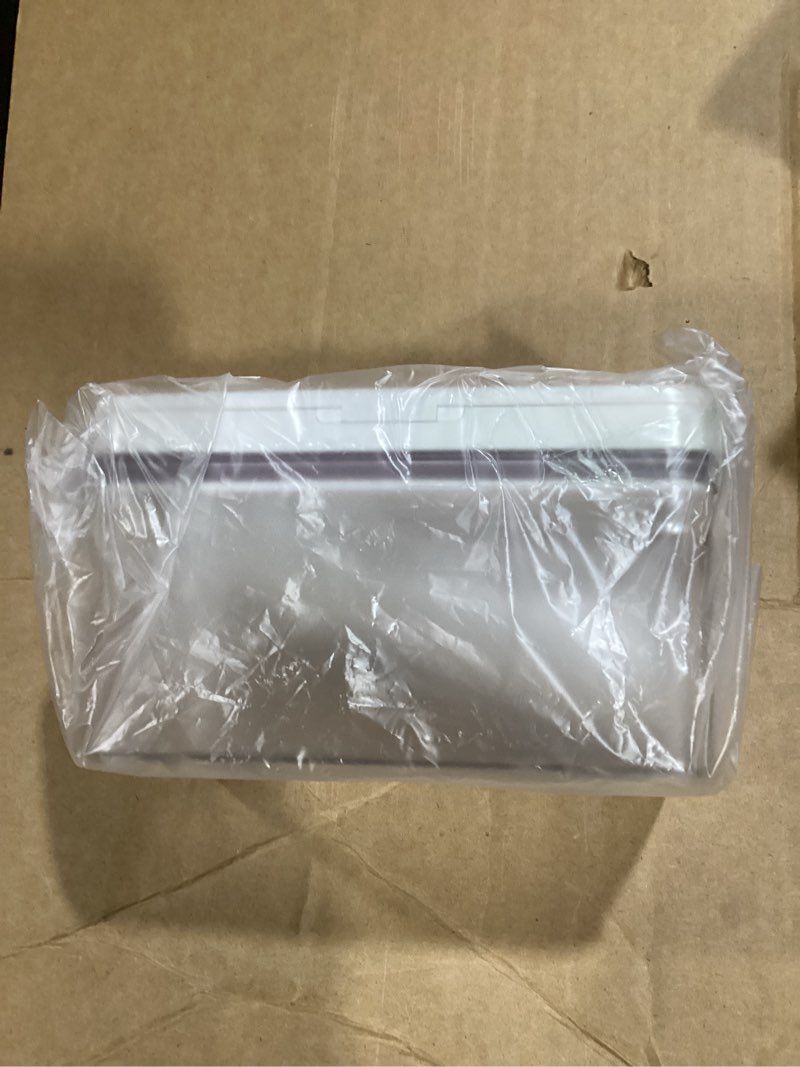 Condition photo showing Good Condition for 61 oz Bath Salt Jar, Plastic Bath Salt Container with Scoop, Airtight Storage with Locking Lids, Stackable Clear Canister for Epsom Salt, Bathtub Accessories