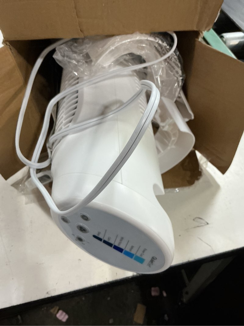 Condition photo showing Good Condition for honeywell quietset whole room oscillating tower fan with remote, white, hyf260