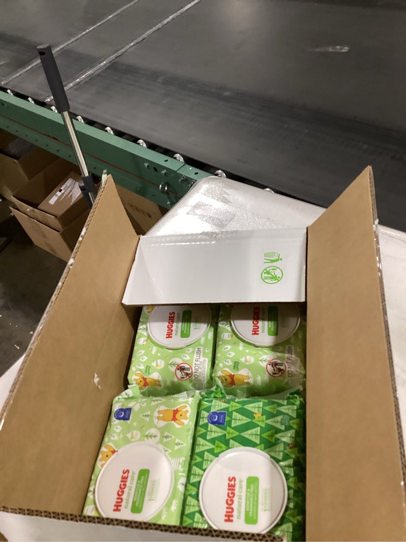 Condition photo showing New/Like New for Huggies Natural Care Sensitive Unscented Baby Wipes - 768ct