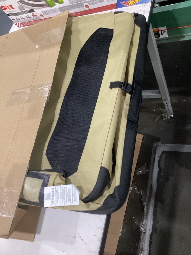 Condition photo showing Good Condition for Amazon Basics 2 Door Foldable and Portable Travel Pet Kennel for Cat, Dog, Rabbit, 26 inch, Tan, S 26" x 18" x 18" Tan S 26" x 18" x 18"