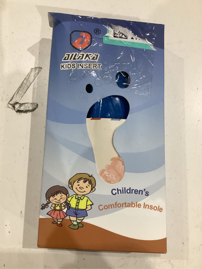 Condition photo showing Good Condition for ailaka kids orthotic arch support insoles, pu foam cushioning arch support shoe insert for overpronation children toddlers flat feet, plantar fasciitis(6-7 m us toddler) 6-7 m us toddler green