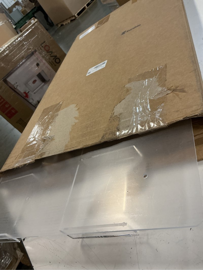 Condition photo showing Good Condition for eersida acrylic brochure pamphlet holder brochure display stand business tri fold multi slot holder rack wall mount clear pocket space saver for flyer literature menu advertise(12 pockets)