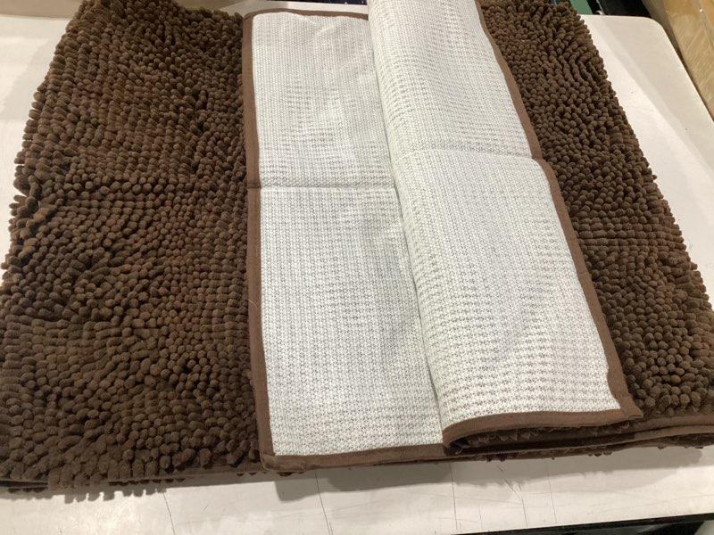 Condition photo showing Good Condition for muddy mat® | super absorbent door mat indoor, microfiber quick dry chenille entryway rug, non-slip front door mat, indoor mats for entryway, machine washable pet rug, grey 30"x19" grey 19" x 30"