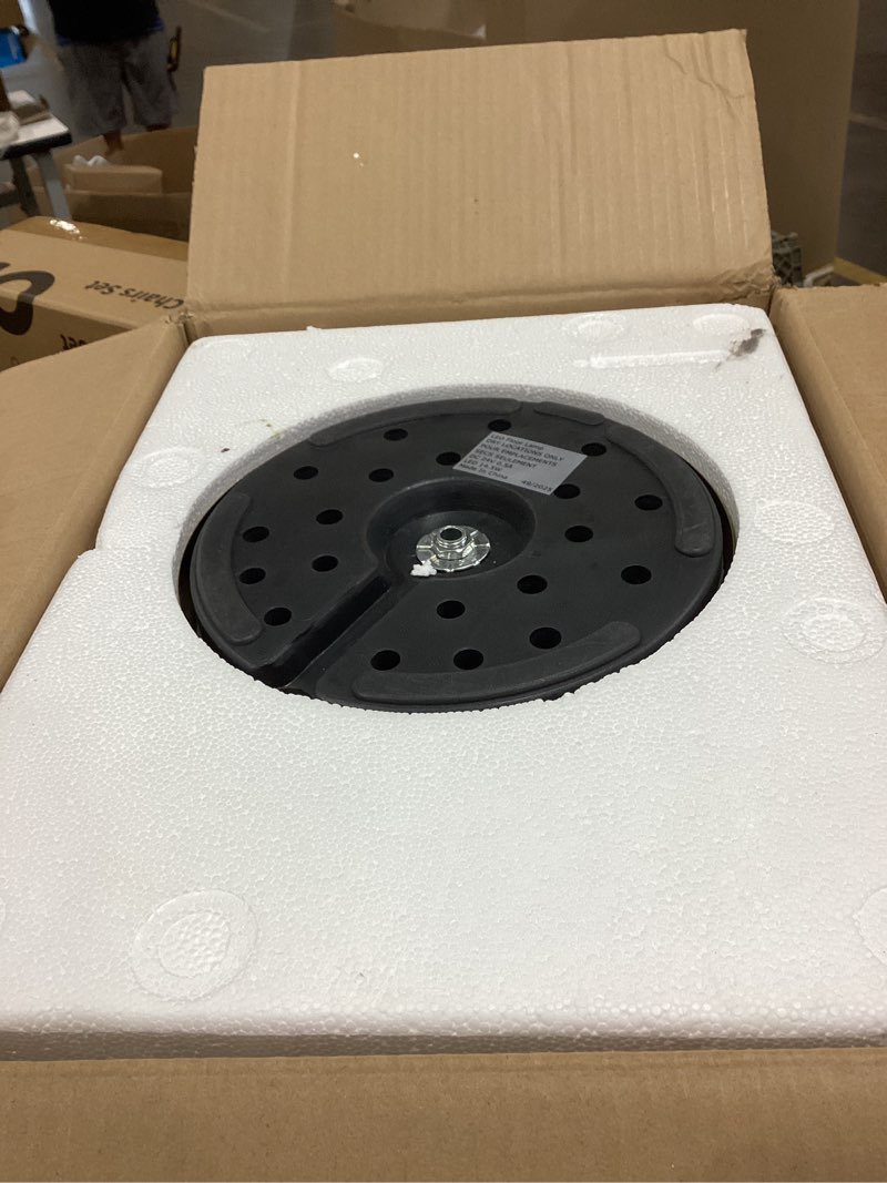 Condition photo showing Good Condition for Dimmable Pharmacy Floor Lamp with Remote, 15W Gold LED Reading Floor Lamp with 360°Swing Arm, 3 Color Temperature, Height Adjustable Standing Task Lamp for Living Room, Bedroom, Office, Antique Brass