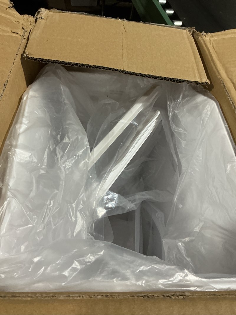 Condition photo showing Good Condition for VEVOR Rice Storage Container, 4.5Gallon/20L x2 Capacity Large Dog Food Dispenser Bin, Kitchen Ingredient Grain Cereal Flour Bin, Pet food Containers with Wheels, 2 Measuring Cups, Airtight Lid, 2 Pack 4.5 Gallon*2