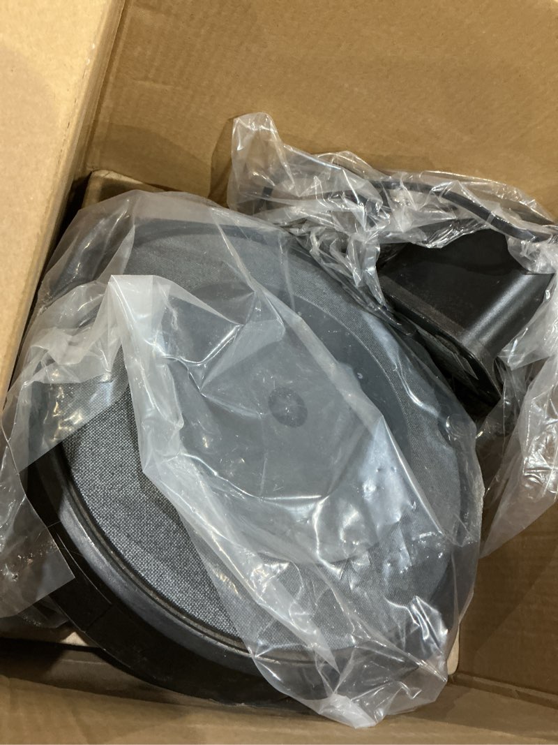 Condition photo showing As Is for irobot roomba 104 2in1 vacuum & mop robot - self-empties for 75 days, intense power-lifting suction, vacuums all floors, ideal for pet hair, lidar smart navigation mapping, mops hard floors roomba 104 combo