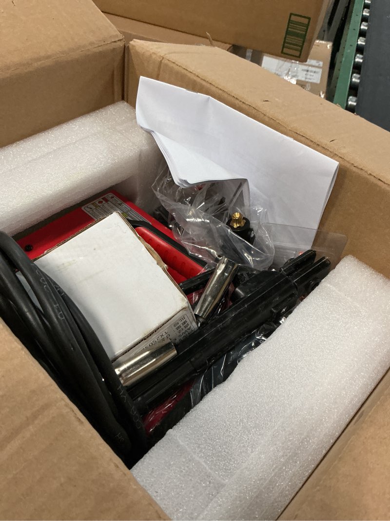 Condition photo showing As Is for Mig Welder 110v,Flux Core Welder 140Amp 3-in-1 IGBT Inverter Welder,110V Flux Core MIG/Lift TIG/Stick Welding Machine with LCD Display?Portable IGBT Inverter