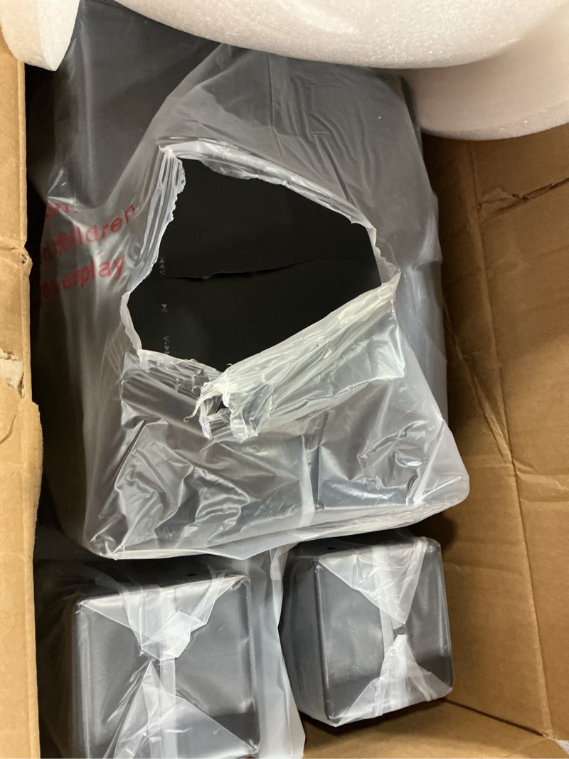 Condition photo showing As Is for 2.1 computer speakers with subwoofer, pc speakers for desktop with deep bass, bluetooth usb optical gaming sound system for monitor and laptop
