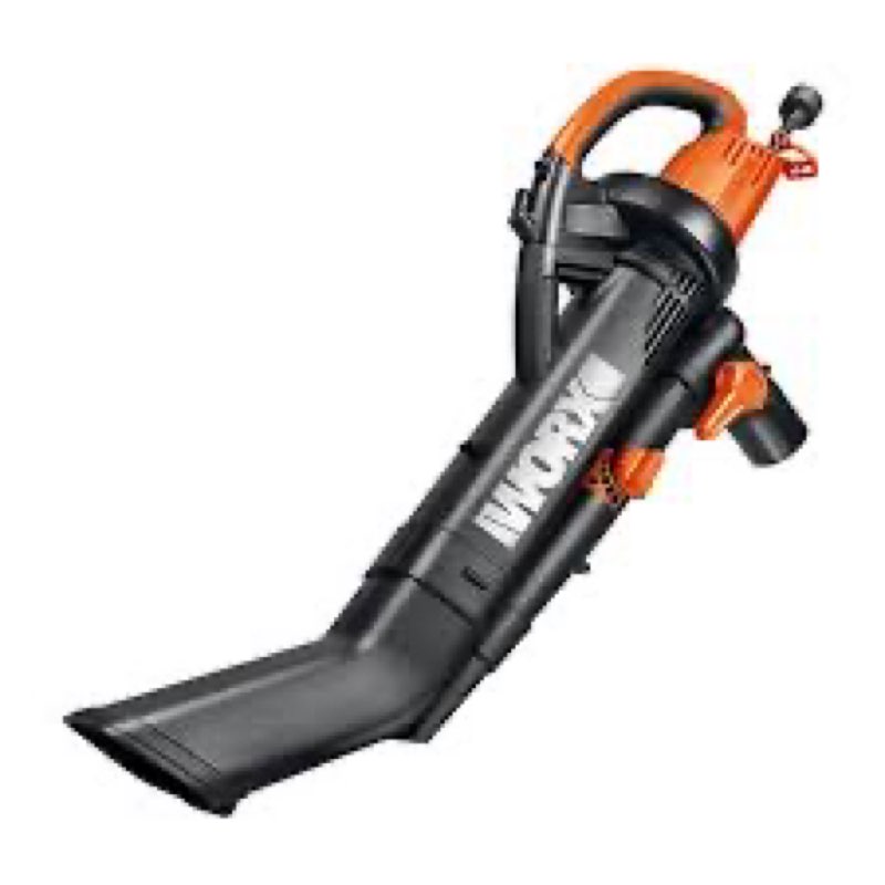 WORX TriVac 210 MPH/350 CFM 12A Corded 3-in-1 Handheld Leaf Blower, Vacuum and Mulcher, WG505