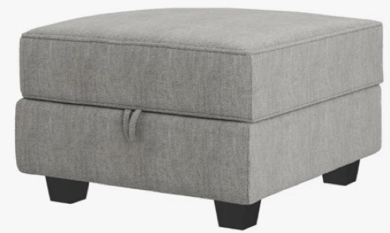 Upholstered Storage Ottoman Footstool