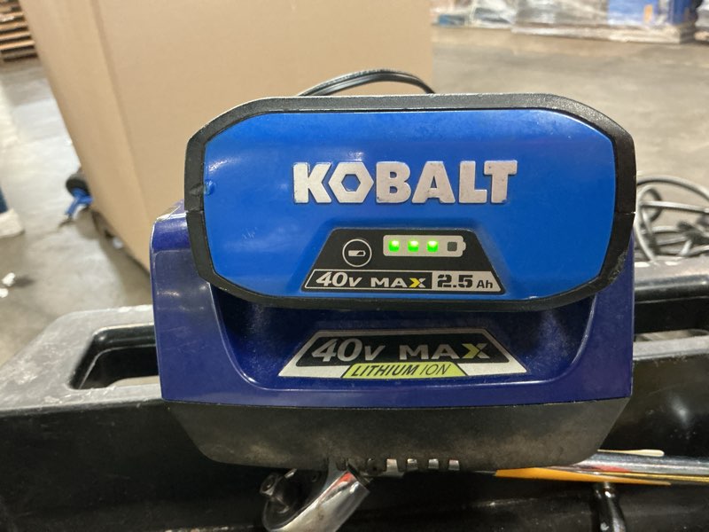 Kobalt 40V Max 4.0 Ah Extended Run Battery + Charger Kit Fast Charging