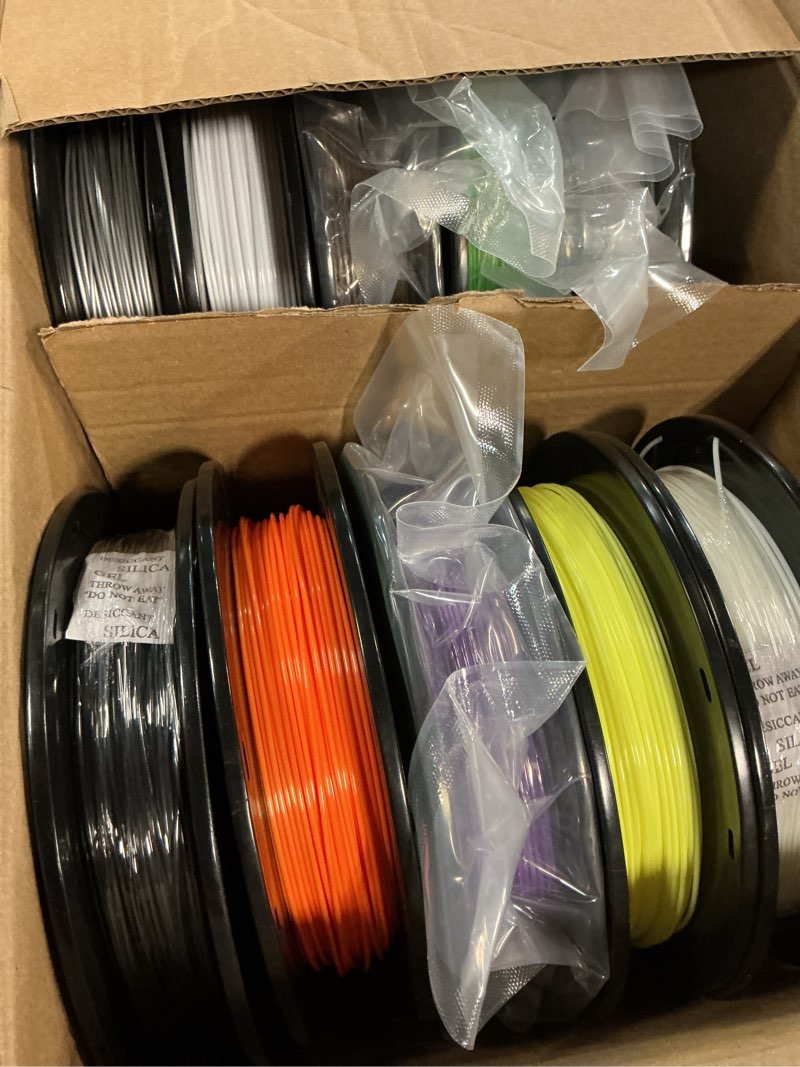 Condition photo showing Good Condition for PLA Pro 3D Printer Filament Packs 1.75mm, dikale 12 Packs Assorted Colors, Neatly Wound 500g(1.1lbs) per Spool Refills PLA+, in Total 6KG Bundles, Fit for FDM Ender 3 3D Printer etc 12 Colors