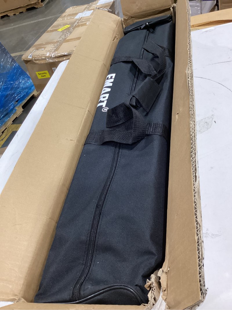Condition photo showing Good Condition for emart backdrop stand 10x8.5ft(wxh) photo studio adjustable background stand support kit with 2 crossbars, 8 backdrop clamps, 2 sandbags and carrying bag for parties events decoration 10x8.5ft black