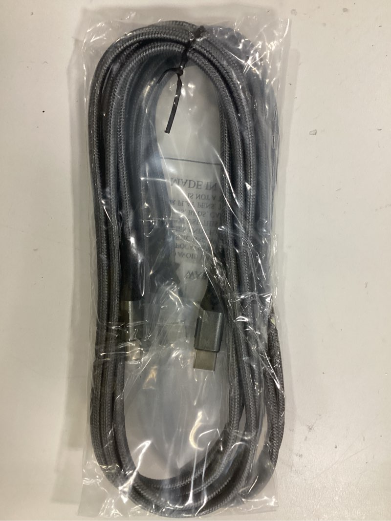 Condition photo showing Good Condition for Durcord USB C to USB C Cable, 2Pack 100W 6ft USB C Charger Cable Fast Charging for Android/Phone/Pad, Type C to Type C Charger Braided USB Cable Compatible withi Phone 15 Pro Plus Max Silver 2Pack 6ft 100W CTC Silver