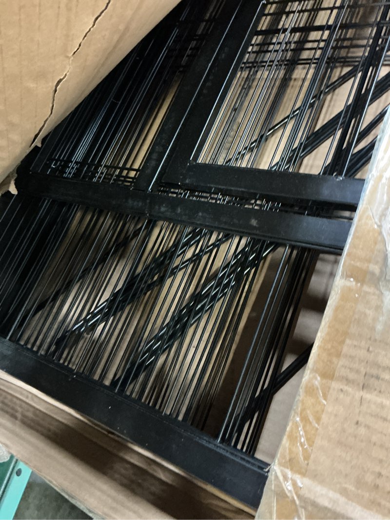 Condition photo showing Good Condition for pawgiant dog fence playpen 24”/32”/40” indoor outdoor for small/medium/large dogs, metal pet puppy cat exercise fencing gate crate cage outside rv, camping, yard, garden
